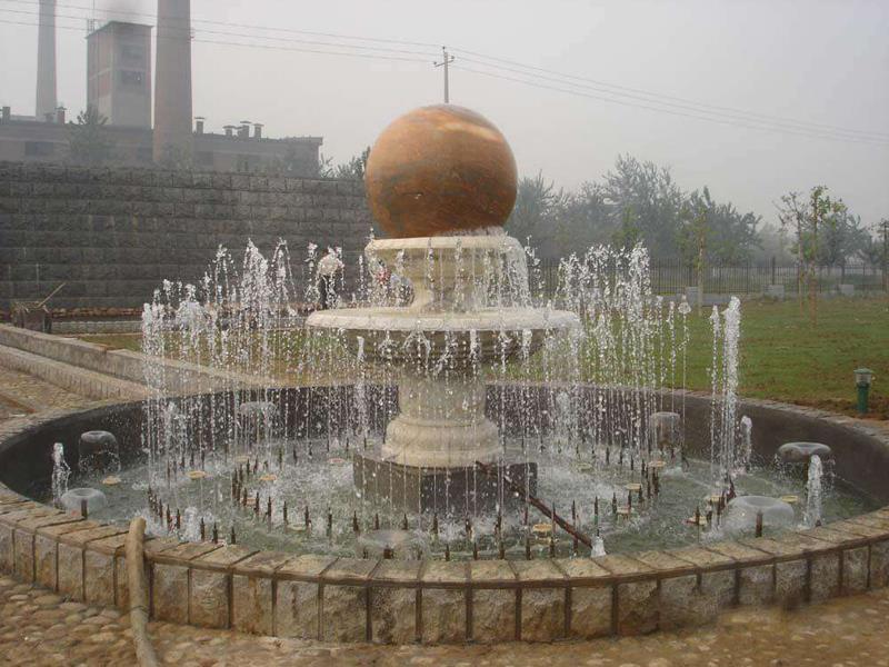 Fengshui sphere fountain