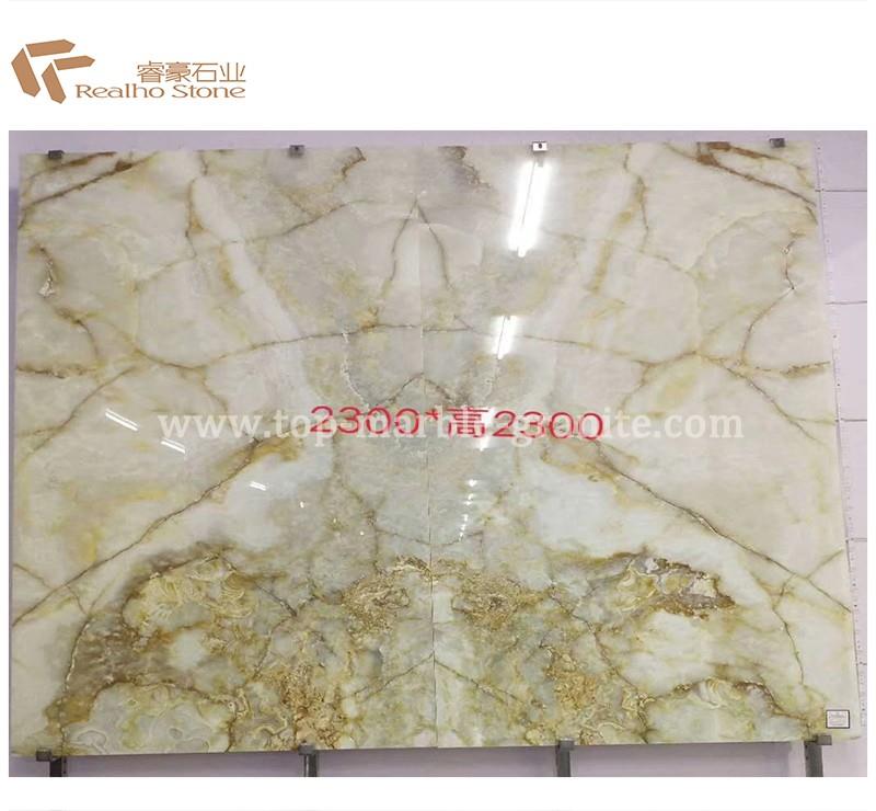 white onyx book match