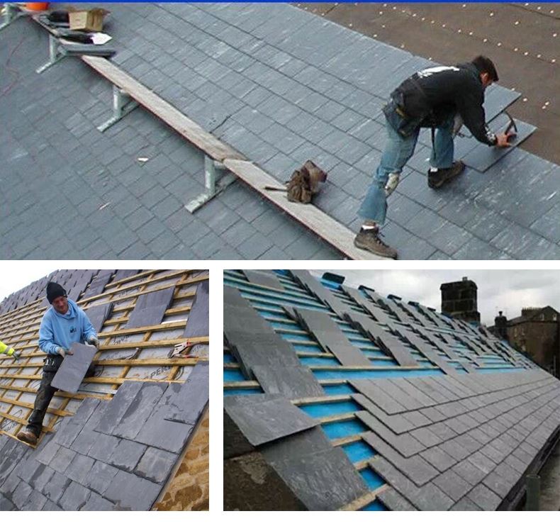 Slate Roof Tiles Installation Slate Roof Tiles Installation