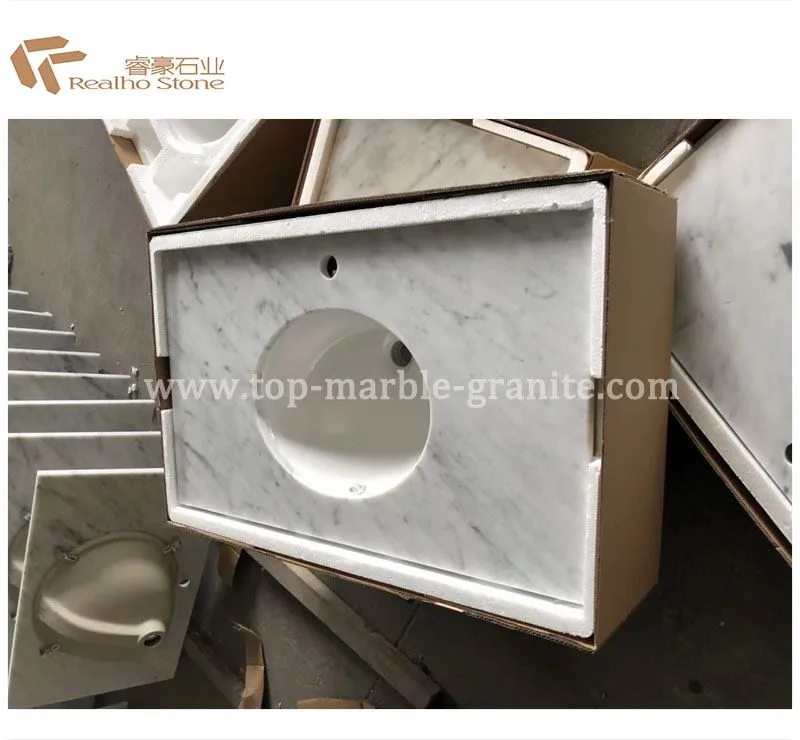 white marble bathroom