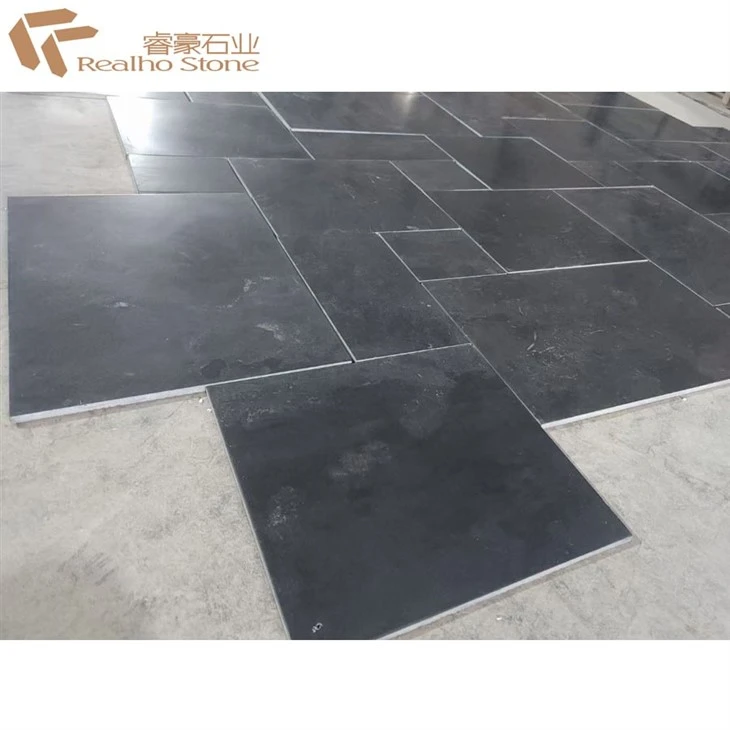 Black Limestone Tiles Paving Stone For Pool,Garden,Courtyard,Flooring high quality