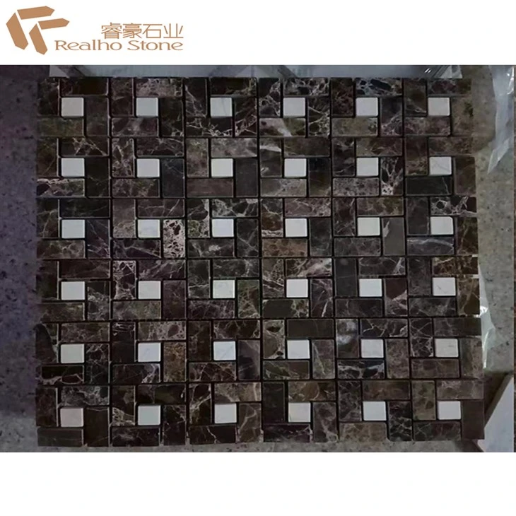 copper mosaic tiles