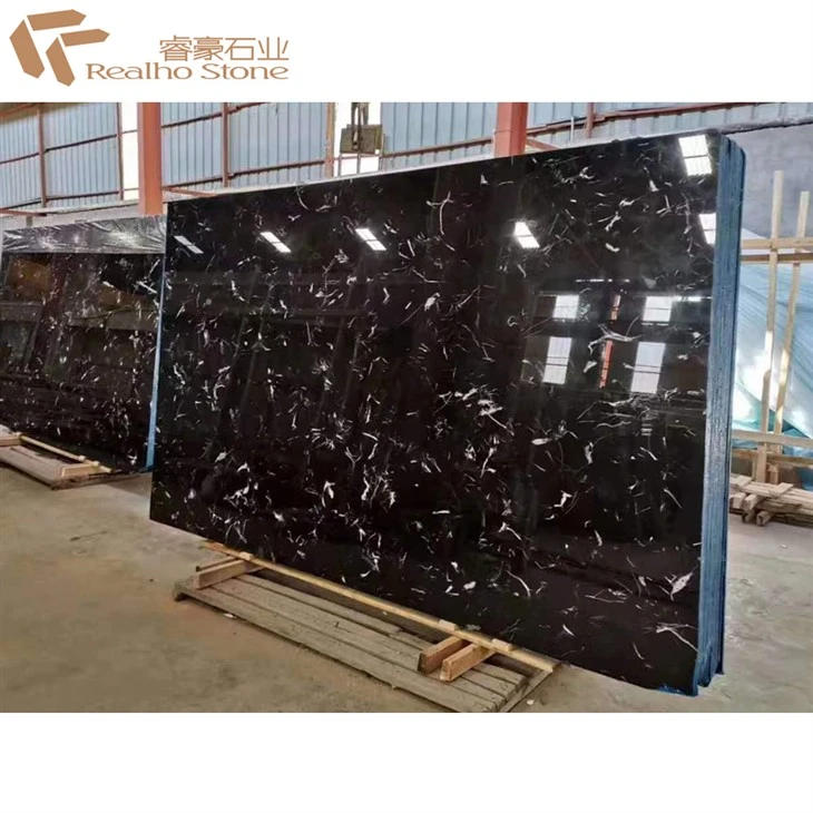Polerowany, szlifowany czarny lód Dapple Marble Slab Green Marble Tile Cena