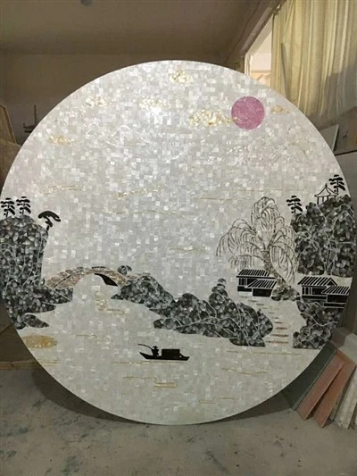 Mother of Pearl Shell Mosaic
