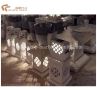granite lantern with solar light