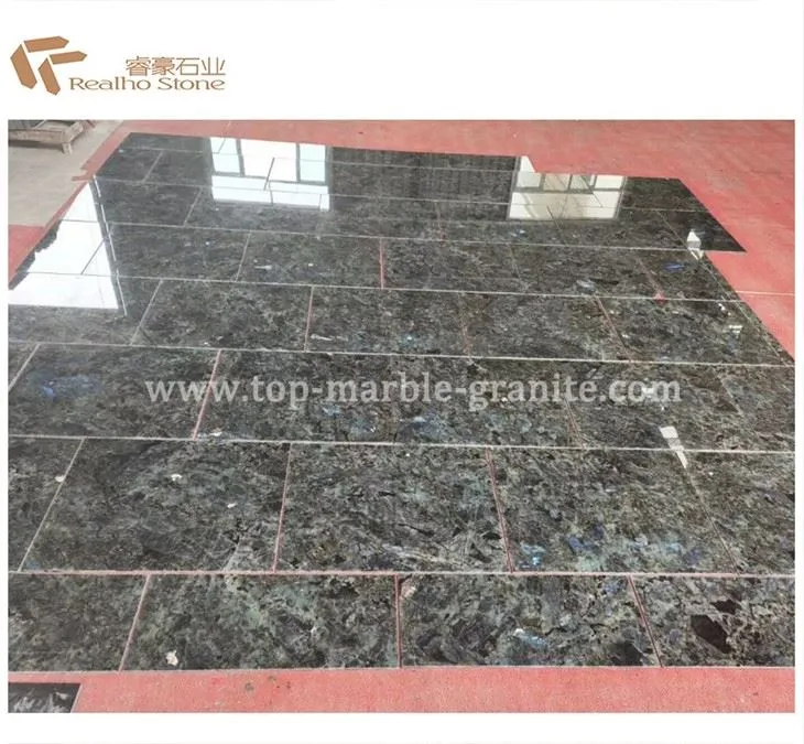 Labradorite blue granite tiles -