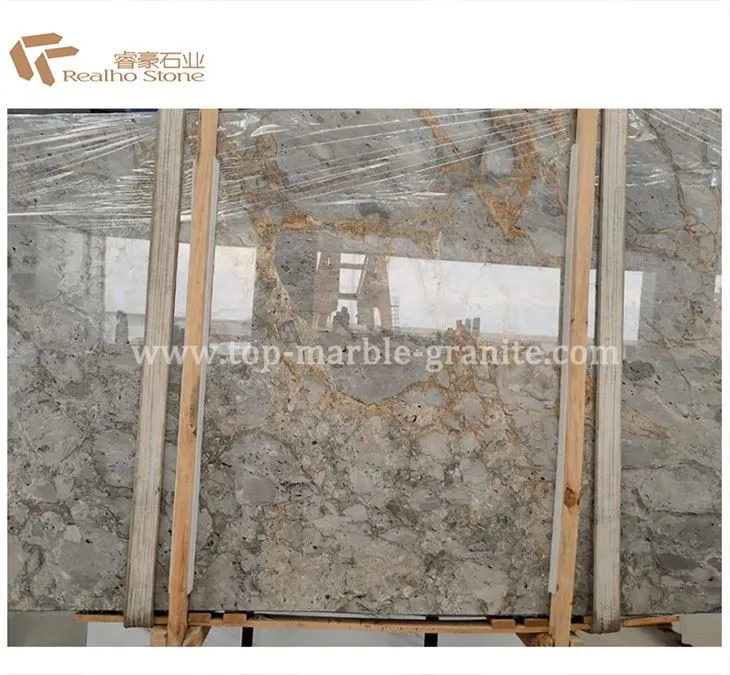Tundra Gold Marble Slab Polished
