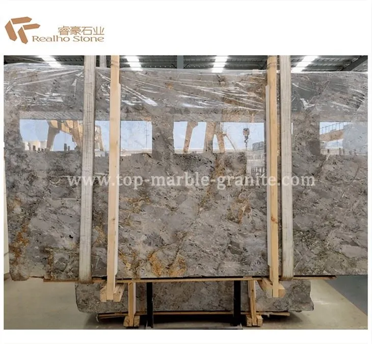 Tundra Gold Marble Slab Polished