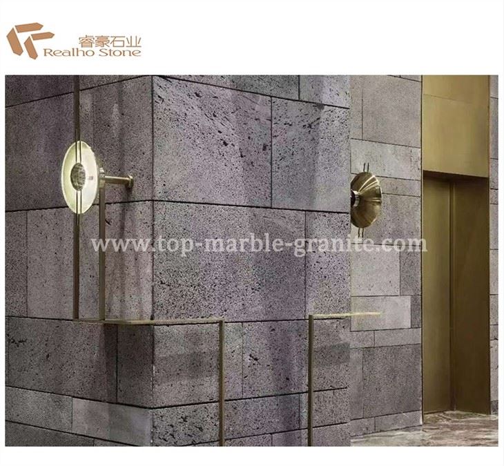 Lava tile inside decoration