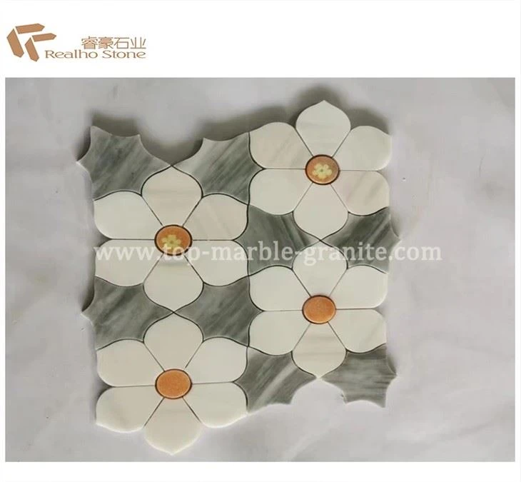 flower mosaic tile