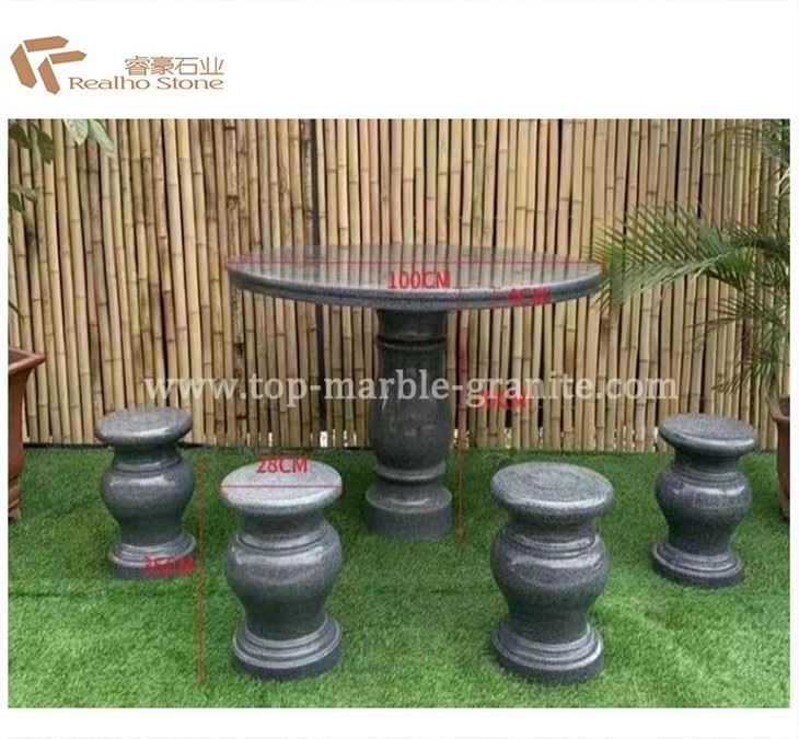 grey stone coffee table