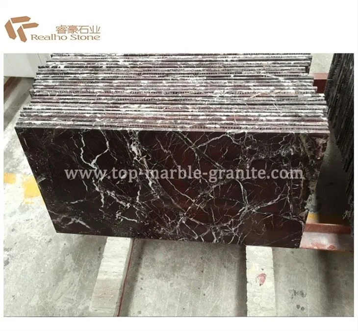 rosso levanto marble floor tile