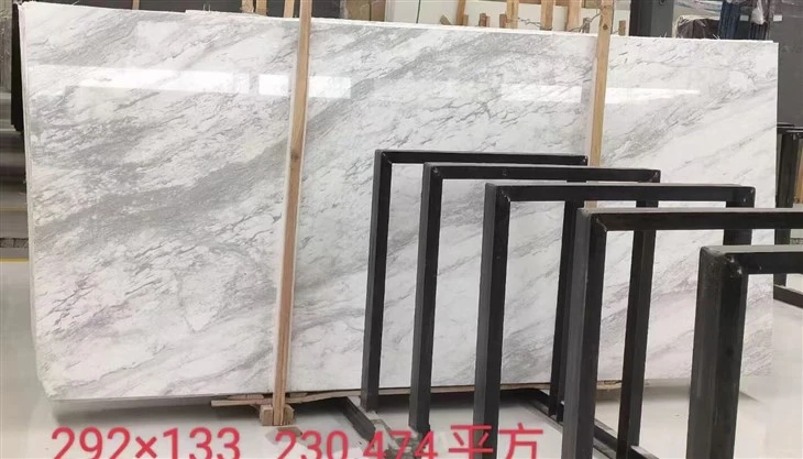 volakas marble slab